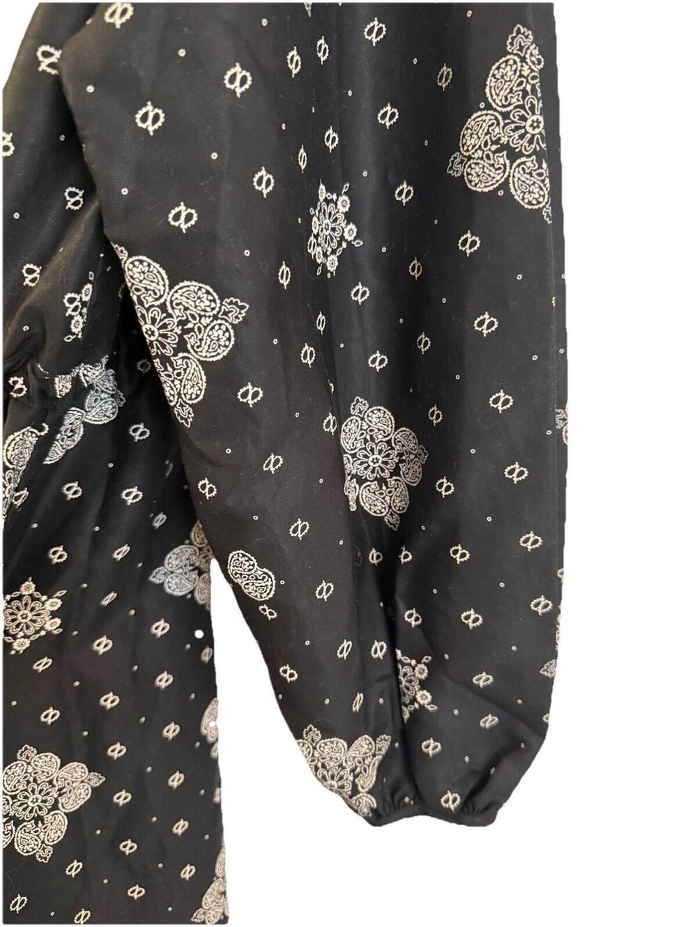 Woolrich Women’s Bandana Print Long Sleeved Utility Dress Medium - Picture 6 of 9